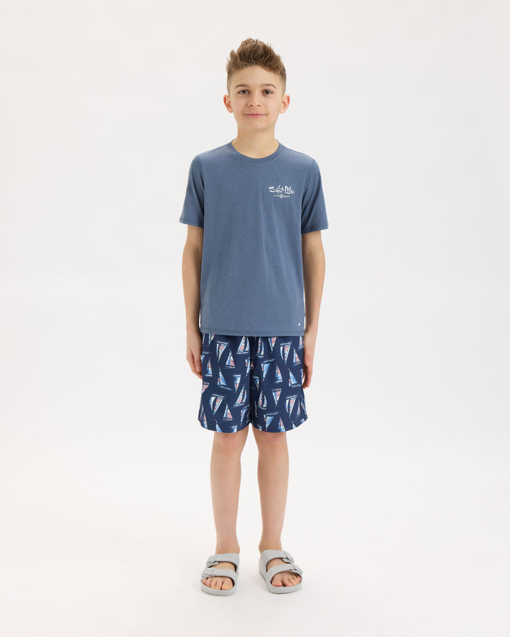 Youth Sailfish N' Bones SLX Performance Short Sleeve Tee