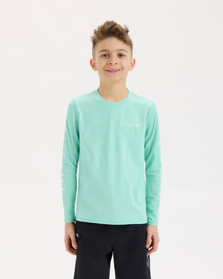 Youth Mahi Way SLX Performance Long Sleeve Tee