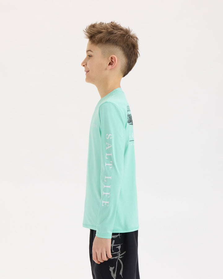 Youth Mahi Way SLX Performance Long Sleeve Tee