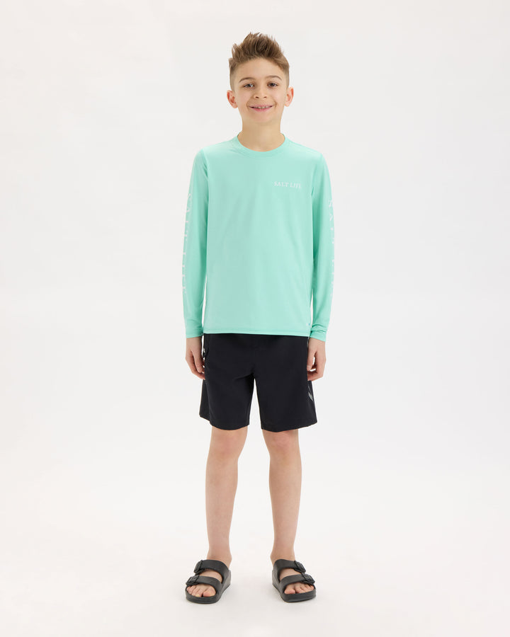 Youth Mahi Way SLX Performance Long Sleeve Tee