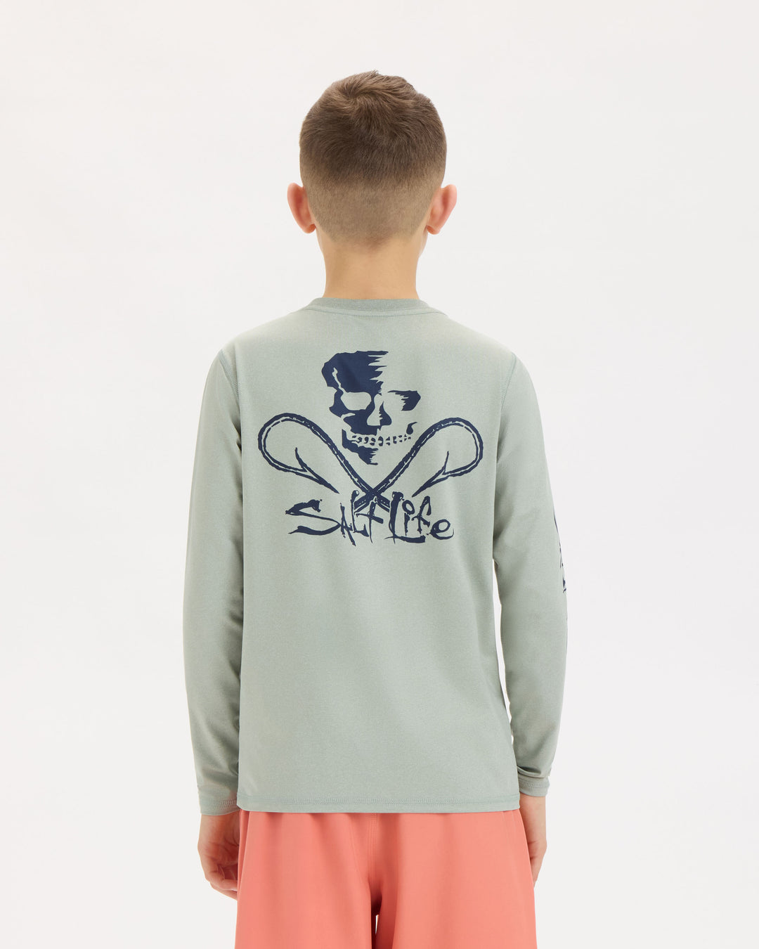 Youth Skull and Hooks SLX Performance Long Sleeve Tee