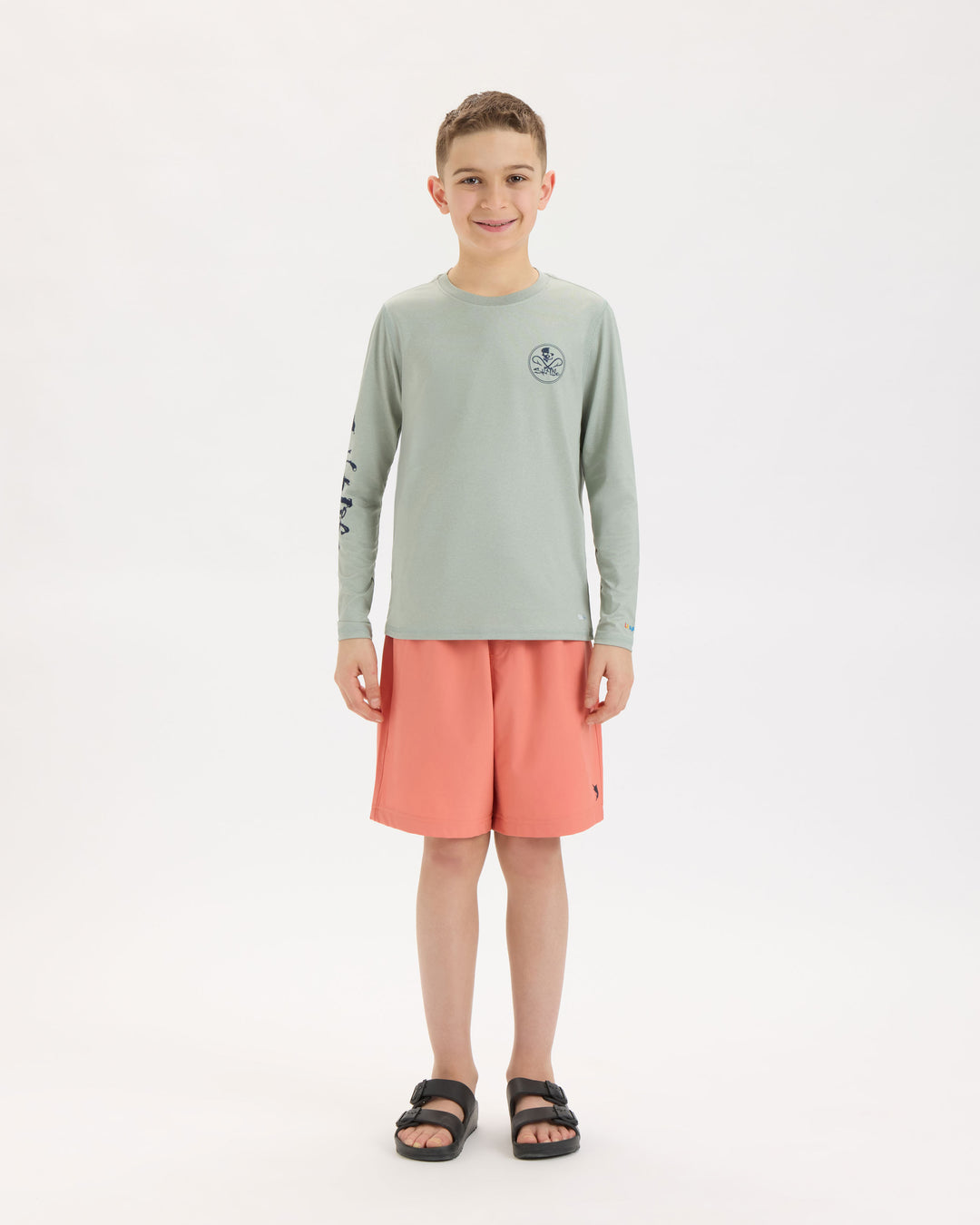 Youth Skull and Hooks SLX Performance Long Sleeve Tee