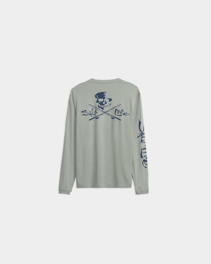 Youth Skull and Hooks SLX Performance Long Sleeve Tee