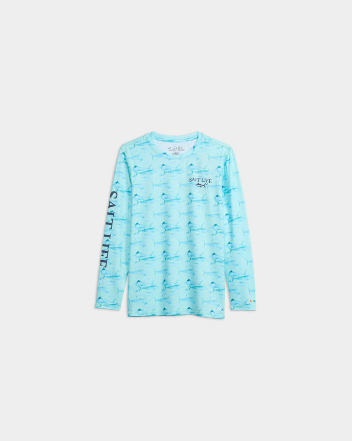 Youth Dragnet Long Sleeve SLX Performance Tee